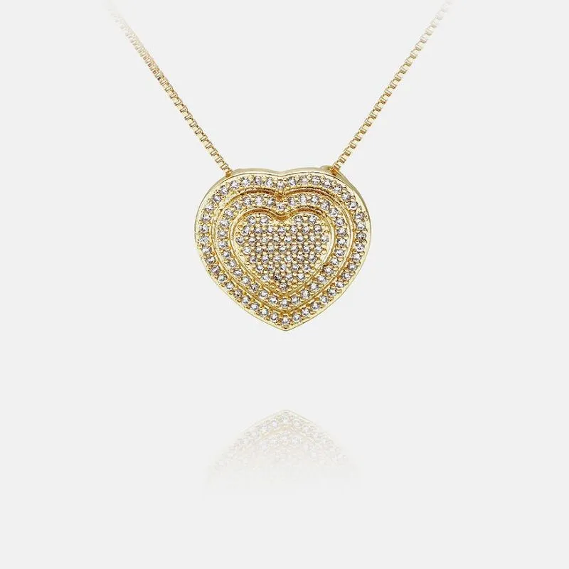 תליון לב זירקון ייחודי