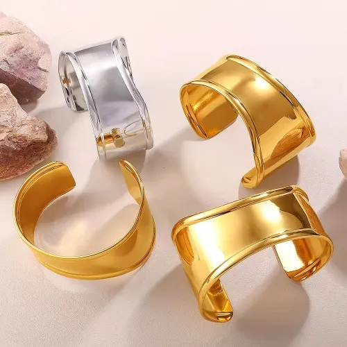 צמידי נירוסטה בסגנון רטרו-